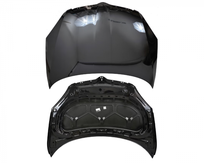 Capota fata motor Skoda Fabia 5J 2007-2010 Negru 9910 [1]