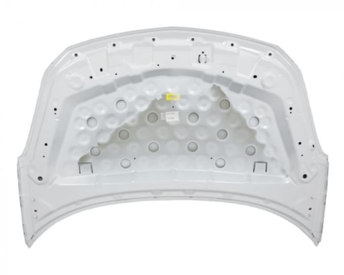 Capota motor fata Opel Corsa D 2006-2014 Alb 474 [3]