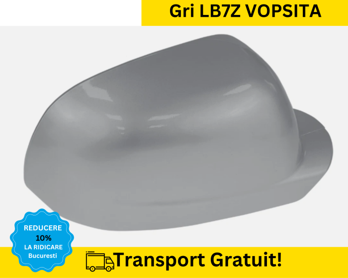 Carcasa Capac Oglinda dreapta Volkswagen Passat B5 Bora Golf 4 Gri LB7Z VOPSITA [2]