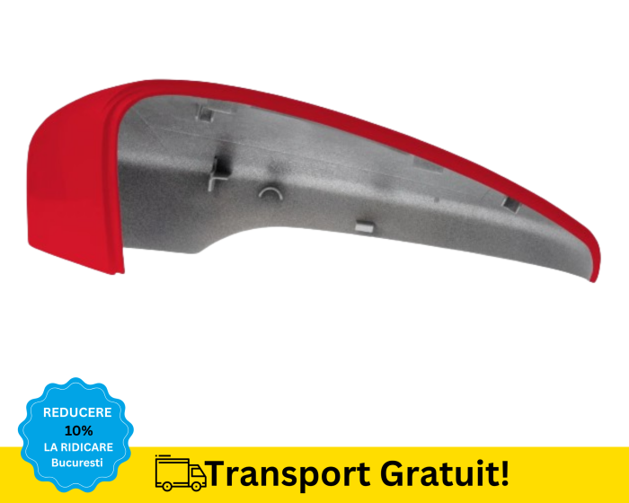Carcasa Capac Oglinda Dreapta Volkswagen Passat B7 2010-2014 Rosu LY3D VOPSITA [2]