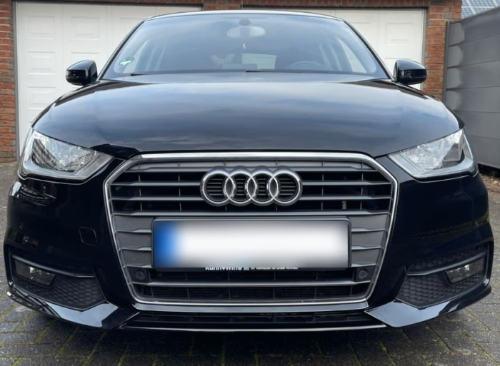Bara fata Negru Audi A1 2014-2018 SIMPLA VOPSITA TU Alegi culoarea [2]