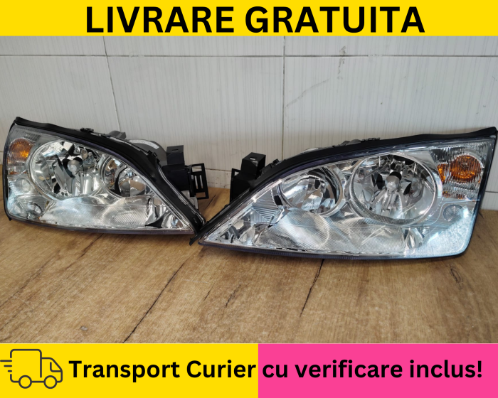Faruri Stanga + Dreapta Ford Mondeo MK3 2000-2007 H7/H7  [2]