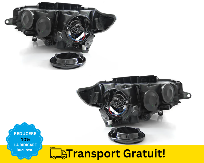 Faruri fundal negru LED VW Passat CC 2008-2012 H7 H7 [2]