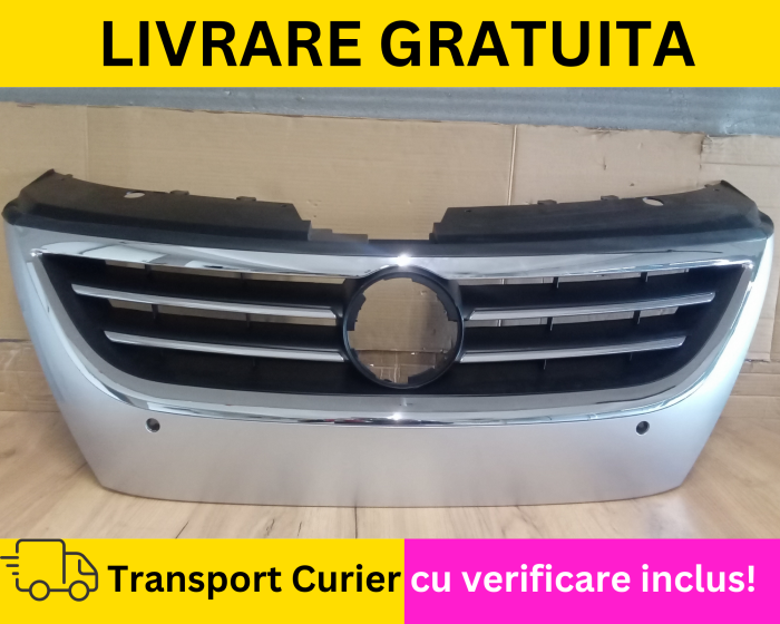 Grila radiator fata VOPSITA Negru Maro Alb Gri Albastru Volkswagen Passat CC 357 2008-2012 cu senzori [2]