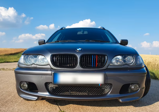 Pachet Bara, Aripi, Fauri, Proiectoare fata M-Tech BMW Seria 3 E46 Sedan Touring FSL 2001-2005 400 GRI la culoare VOPSITA [2]