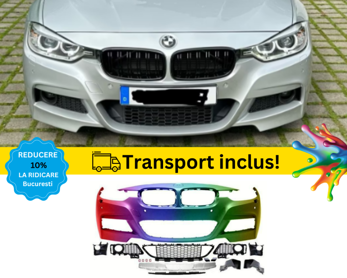 Bara fata M-Tech BMW Seria 3 F30 F31 2011-2017 Gri 354 vopsita [2]