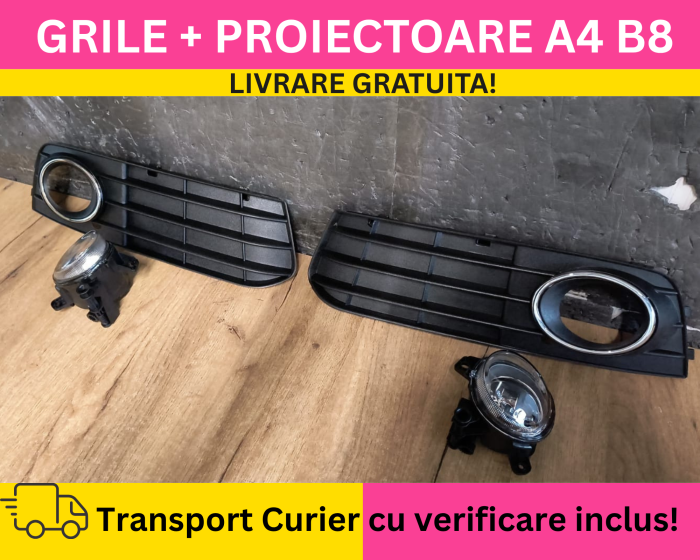 Grile + Proiector ceata Audi A4 B8 2007-2011 [2]