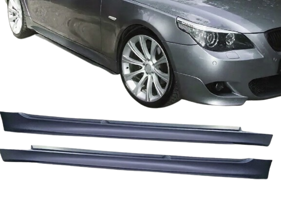 Set praguri M BMW Seria 5 E60 E61 2003-2010 Negru 475 vopsite [4]