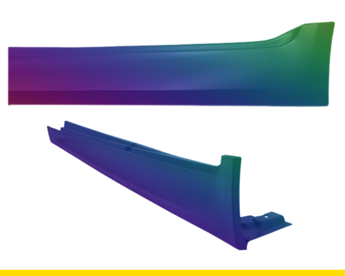 Set praguri M BMW Seria 5 F10 F11 2010-2017 Negru Gri Albastru Alb Vopsite [2]