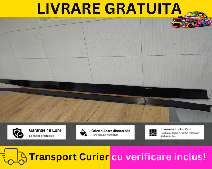 Extensii Praguri Negru 475 668 BMW Seria 3 F30 F31 2011-2017 VOPSIT TU Alegi culoarea [2]
