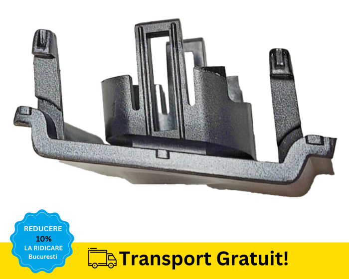 Suport senzor parcare Dreapta Grila radiator Bara fata Audi A4 B8 2007-2011 Gri Antrazit [2]