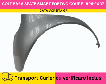FORTWO - Aripa Colt Bara Flaps dreapta spate GATA VOPSITA Alb Smart ForTwo Coupe 1998-2007