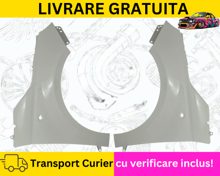 500 2007-2025 - Aripi fata stanga + dreapta Alb 268/A Fiat 500 2007-2024 VOPSITE TU Alegi culoarea