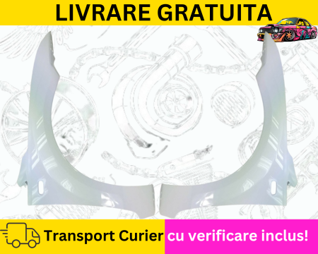 FOCUS MK2 2004-2008 - Aripi fata ALB Frozen Ford Focus MK2 II 2004-2008 cu gaura semnal VOPSITA TU Alegi culoarea