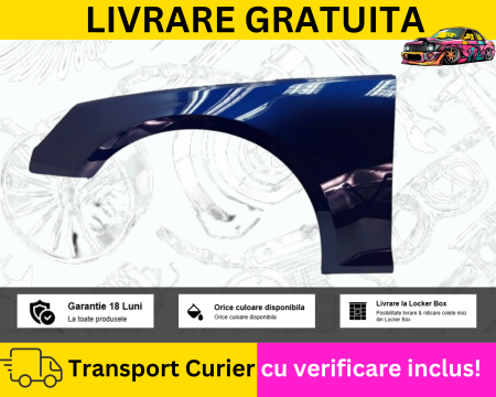 A4 B9 2015-2019 - Aripa stanga fata Albastru Audi A4 B9 8W 2015-2019 VOPSITA TU Alegi culoarea