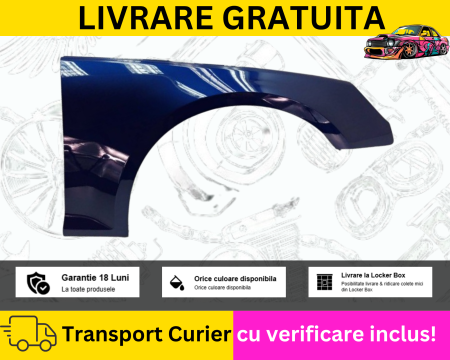 A4 B9 2015-2019 - Aripa dreapta fata Albastru Audi A4 B9 2015-2019 VOPSITA TU Alegi culoarea