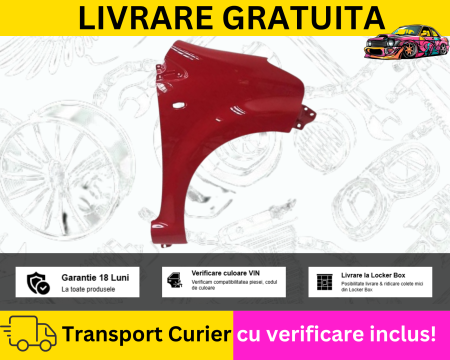 PRIUS 2003-2009 - Aripa dreapta fata Rosu Toyota Aygo 2005-2014 VOPSITA TU Alegi culoarea