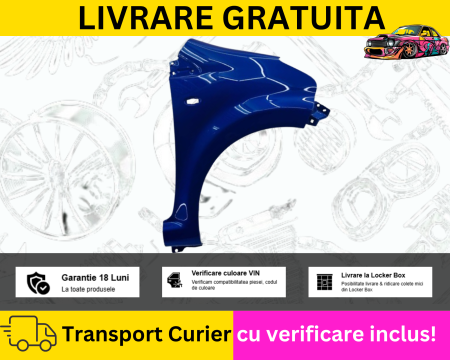 PRIUS 2003-2009 - Aripa dreapta fata Albastru Toyota Aygo 2005-2014 VOPSITA TU Alegi culoarea