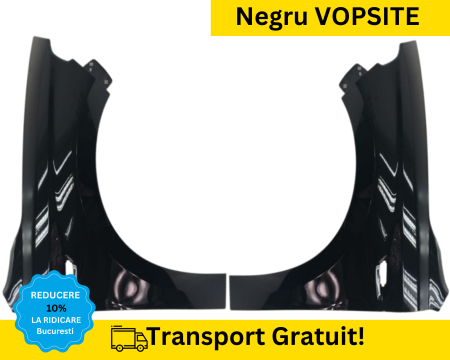 TIPO - Aripi fata Fiat Tipo 2016-2025 Negru VOPSITE