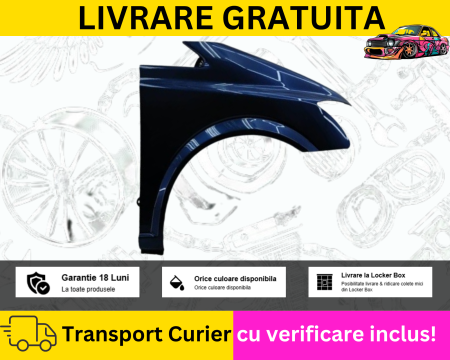 VITO VIANO W639 2010-2014 - Aripa dreapta fata Albastru Mercedes Vito Viano 2010-2014 fara semnal VOPSITA TU Alegi culoarea