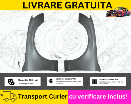 A4 B8 2007-2011 - Aripi fata stanga + dreapta Gri LX7R Audi A4 B8.5 Facelift 2012-2015 VOPSITA Tu alegi culoarea