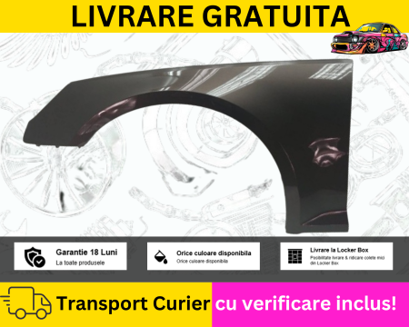 A4 B9 2015-2019 - Aripa stanga fata Maro Audi A4 B9 8W 2015-2019 VOPSITA TU Alegi culoarea