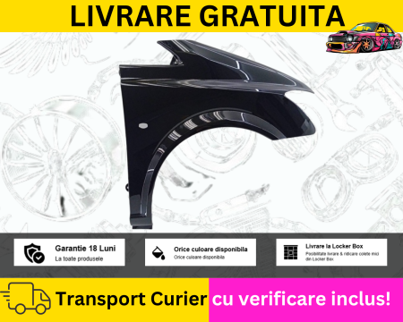 VITO VIANO W639 2010-2014 - Aripa dreapta fata Negru 197 Mercedes Vito Viano 2010-2014 cu semnal VOPSITA TU Alegi culoarea
