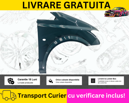 VITO VIANO W639 2010-2014 - Aripa dreapta fata Verde Mercedes Vito Viano 2010-2014 cu semnal VOPSITA TU Alegi culoarea
