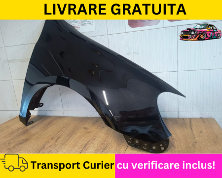GOLF 6 VI 2008-2012 - Aripa dreapta fata Negru LC9X Volkswagen Golf VI 6 2008-2012 Hatchback VOPSITA Tu alegi culoarea