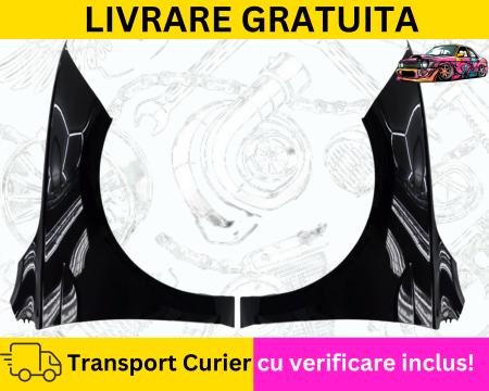 POLO 6 2017-2021 - Aripi fata Negru lucios Volkswagen Polo 6 VI 2017-2021 VOPSITE Tu alegi culoarea
