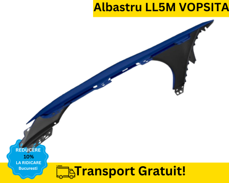 Aripa dreapta fata Volkswagen Passat B6 2005-2010 Albastru LL5M VOPSITA [1]