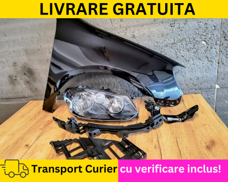 GOLF 6 VI 2008-2012 - Aripa + Far + Suport dreapta fata Negru LC9X VW Golf 6 VI Hatchback 2008-2012 VOPSITA Tu alegi culoarea
