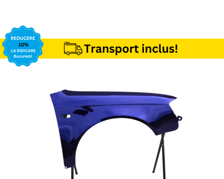 A4 B7 2004-2007 - Aripa Fata Audi A4 B7 2004-2007 Albastru LY5K Dreapta VOPSITA