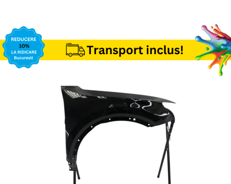 Aripa Fata Audi Q2 2016-2021 Negru Gri Alb Albastru Verde Auriu Galben la culoarea masini vopsita [1]