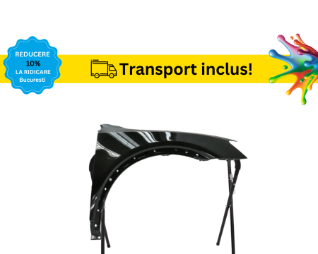 Aripa Fata Audi Q3 2011-2018 Negru Gri Alb Albastru Verde Auriu Galben la culoarea masini vopsita [1]