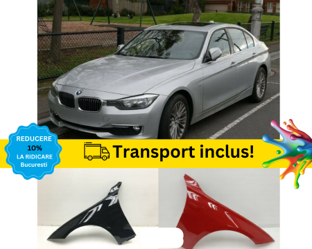 SERIA 3 F30 F31 2011-2017 - Aripa fata BMW Seria 3 F30 F31 2011-2017 SEDAN COMBI Negru Gri Albastru Alb Maro vopsita la culoarea masini