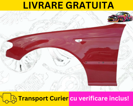 SERIA 3 E46 COUPE CABRIO - Aripa stanga fata Rosu BMW Seria 3 E46 Coupe Cabrio 2003-2006 Facelift VOPSITA Tu alegi culoarea