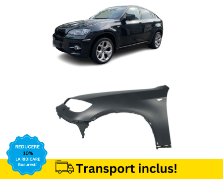 X6 - Aripa fata BMW X6 E71 2007-2014 cu spalator far Stanga NEVOPSITA