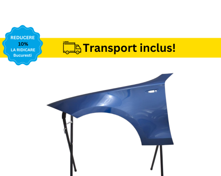 Aripa fata BMW Seria1 E81 E82 E87 E88 2004-2012 Alb Negru Rosu Gri Verde Albastru la culoarea masini vopsita [5]