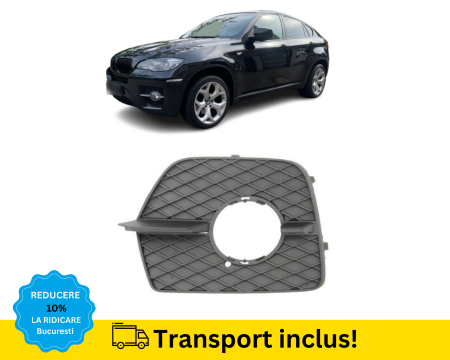 X6 - Grila proiector ceata fata BMW X6 E71 2007-2014 Stanga