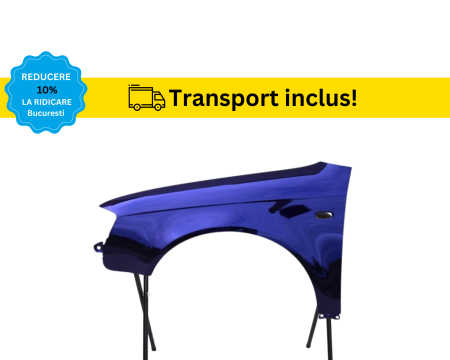 A4 B7 2004-2007 - Aripa Fata Audi A4 B7 2004-2007 Albastru LY5K Stanga VOPSITA