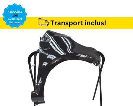 CITROEN - Aripa fata Citroen C1 2005-2014 Negru Dreapta VOPSITA
