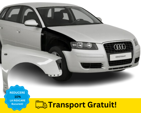 A3 8P 2003-2012 - Aripa fata dreapta Audi A3 8P 2003-2008 GRI LX7W VOPSITA