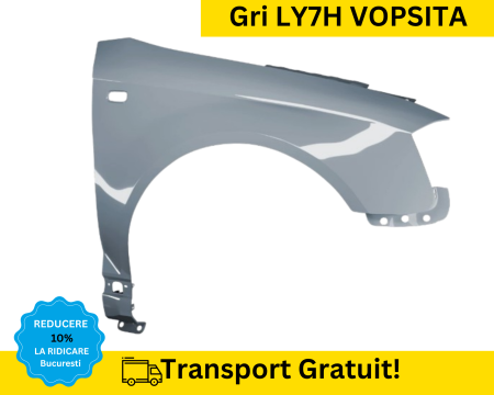 A3 8P 2003-2012 - Aripa fata dreapta Audi A3 8P 2003-2008 Gri LY7H VOPSITA