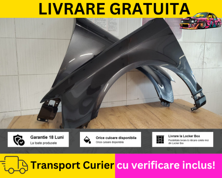 A3 8P 2003-2012 - Aripi fata stanga + dreapta Gri LZ7L Audi A3 8P FSL 2008-2012 VOPSITA TU Alegi culoarea