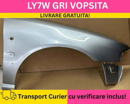 A4 B5 1996-2000 - Aripa fata dreapta Audi A4 B5 1996-2000 LY7W Gri VOPSITA