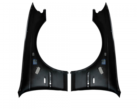 Aripi fata BMW E46 1998-2001 Negru 475 [1]