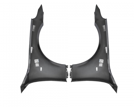 Aripi fata BMW E60/E61 2003-2010 Negru 475 [1]
