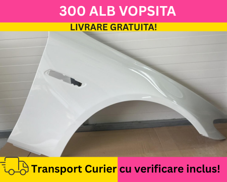 SERIA 5 F10 F11 2010-2017 - Aripa fata dreapta BMW F10/F11 2010-2017 VOPSITA Alb 300