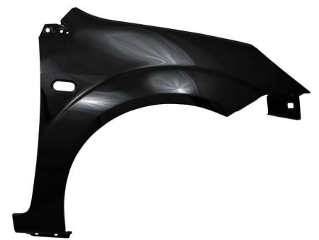 Fiesta 2002-2008 - Aripa fata dreapta Ford Fiesta MK6 2002-2008 Negru Panther Black vopsita